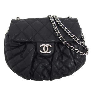 Chanel Matelasse Chain Around Shoulder Black